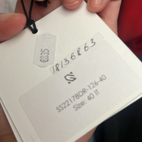 New with tags GIUSEPPE DI MORABITO Assymmetric Ruffled Square-Neck Gown 40 IT - Picture 12 of 14